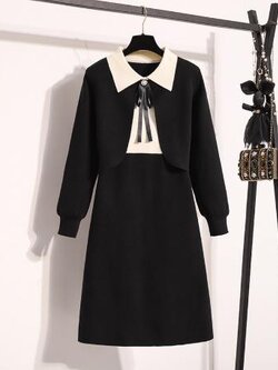 เดรสสีดำสุภาพ เรียบหรู ดูดี เหมาะกับทุกโอกาส | เดรสผู้หญิงแฟชั่นสุภาพ