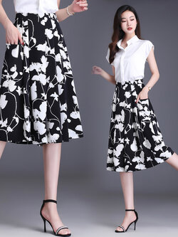 กระโปรงยาว กระโปรงยาวทรงเอ กระโปรงทำงาน