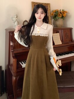 เดรสสาวอวบ มีไซส์ L-4XLอกเสื้อ 38-47 นิ้ว ใส่ได้ทั้งสาวหุ่นดีน่ารักจนถึงสาวอวบพลัสไซส์ จัดส่งฟรี! ทักแชทสั่งซื้อ