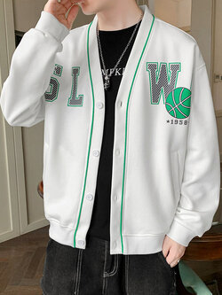 เสื้อแจ็คเก็ตเบสบอล เสื้อคลุม เสื้อแขนยาวสไตล์เกาหลี