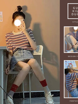 เดรสแขนสั้นมีไซส์L-4XLอก38-47นิ้ว