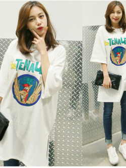 เสื้อยืดใส่สบายๆน่ารัก