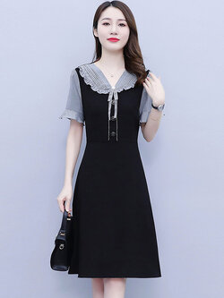 เดรสไซส์ใหญ่ ชุดเดรสสาวพลัสไซส์ เดรสเรียบหรู ไซส์ใหญ่ BY SHUYA