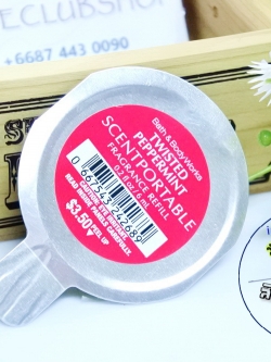 Bath & Body Works - Slatkin & Co / Scentportable Refill 6 ml. (Twisted Peppermint)