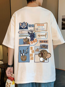 เสื้อยืดผู้ชายอ้วน XL-5XL อกเสื้อ40-52 นิ้ว