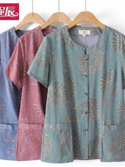 เสื้อคุณยาย เสื้อผู้วัยอายุ60-70ปี มีขนาด L-4XL(อกประมาณ35-45นิ้ว)