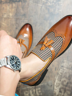 รองเท้าหนังผู้ชาย มีไซส์39-44 รองเท้าโลฟเฟอร์ชาย Slip-On Shoes