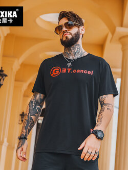 เสื้อยืดผู้ชายอ้วน S-5XL(อกเสื้อ39-51นิ้ว)