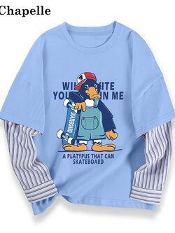 เสื้อยืดเด็ก La Chapelle แขนยาว สั่งได้ขนาด 110-160