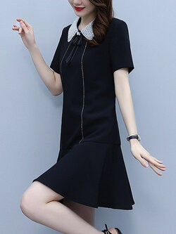 เดรสไซส์ใหญ่ ชุดเดรสสาวพลัสไซส์ เดรสเรียบหรู ไซส์ใหญ่ BY SHUYA