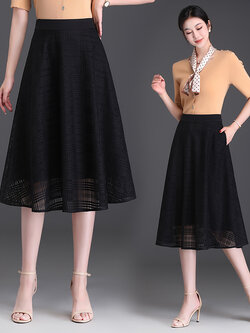 กระโปรงยาว กระโปรงยาวทรงเอ กระโปรงทำงาน