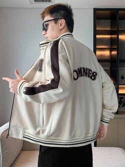 เสื้อแจ็คเก็ตเบสบอล เสื้อคลุม เสื้อแขนยาวสไตล์เกาหลี