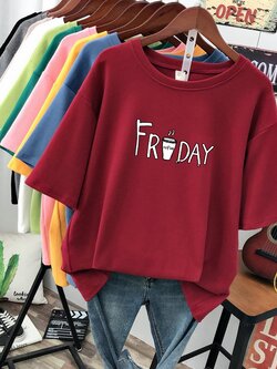 เสื้อยืดคอตตอน สกรีนลายน่ารัก มีหลากหลายสี ส่งฟรีทั่วไทย BY JIMIAO