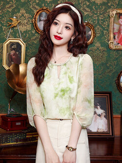 เสื้อเชิ้ตผู้หญิงใส่ทํางาน 390 บาทต่อชิ้น ฟรีค่าจัดส่ง