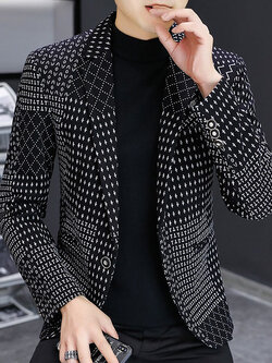 สูท Blazers ผู้ชาย เสื้อคลุมสไตล์สูท สำหรับผู้ชาย