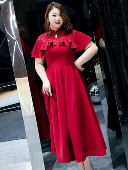 ชุดราตรีคนอ้วน ชุดราตรีไซส์ใหญ่ สาวอวบ ชุดราตรีสาวอวบ ชุดออกงานสาวอวบ ชุดออกงานคนอ้วน