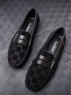 รองเท้าหนังผู้ชาย มีไซส์39-44 รองเท้าโลฟเฟอร์ชาย Slip-On Shoes