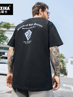 เสื้อยืดผู้ชายอ้วน S-5XL(อกเสื้อ39-51นิ้ว)