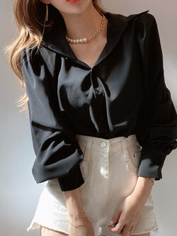 เสื้อสีดำสุภาพ เรียบหรู ดูดี เหมาะกับทุกโอกาส | เสื้อผู้หญิงสุภาพ Moran High-End