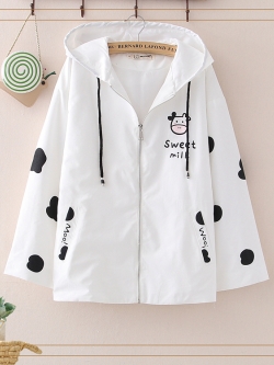 เสื้อกันหนาว เสื้อแจ็กเก็ตสไตล์ญี่ปุ่น น่ารัก สั่งเลย ส่งฟรีEMS