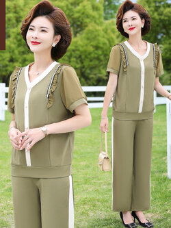 เสื้อผ้าคุณแม่วัย 60 เสื้อคนแก่ผู้หญิงวัย60