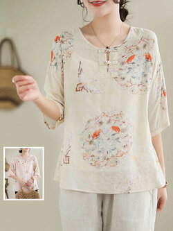 เสื้อลินิน เสื้อผ้าฝ้ายลินิน เสื้อเชิ้ตผ้าลินิน