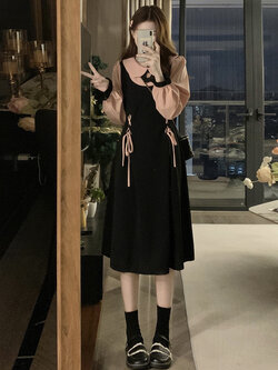 เดรสสาวอวบ มีไซส์ L-4XLอกเสื้อ 38-47 นิ้ว ใส่ได้ทั้งสาวหุ่นดีน่ารักจนถึงสาวอวบพลัสไซส์ จัดส่งฟรี! ทักแชทสั่งซื้อ