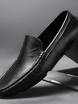 รองเท้าหนังผู้ชาย มีไซส์39-44 รองเท้าโลฟเฟอร์ชาย Slip-On Shoes