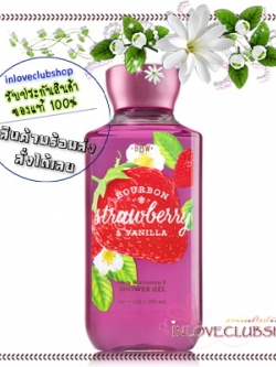 Bath & Body Works / Shower Gel 295 ml. (Bourbon Strawberry & Vanilla) *Limited Edition