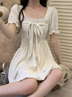 เดรสวัยรุ่น-เดรสคนอ้วนวัยรุ่น L-4XL(อก38-46 นิ้ว)