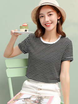 Alustine-เสื้อยืดผ้าฝ้าย