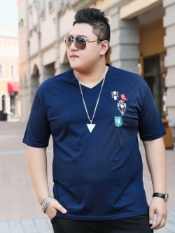 เสื้อยืดผู้ชายอ้วน มีไซส์2XL-7XL น้ำหนักผู้สวมใส่ตั้งแต่ 70-140กิโลกรัม