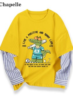 เสื้อยืดเด็ก La Chapelle แขนยาว สั่งได้ขนาด 110-160