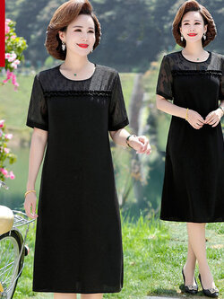 เดรสวัยผู้ใหญ่40-60ปี เดรสคุณแม่ ชุดเดรสทำงานวัยผู้ใหญ่ แบรนด์ MAMA DRESS