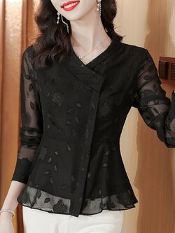 เสื้อสีดำสุภาพ เรียบหรู ดูดี เหมาะกับทุกโอกาส | เสื้อผู้หญิงสุภาพ