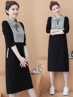 เดรสสีดำสุภาพ เรียบหรู ดูดี เหมาะกับทุกโอกาส | เดรสผู้หญิงแฟชั่นสุภาพ