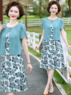 เดรสวัยผู้ใหญ่40-60ปี เดรสคุณแม่ ชุดเดรสทำงานวัยผู้ใหญ่ แบรนด์ MAMA DRESS