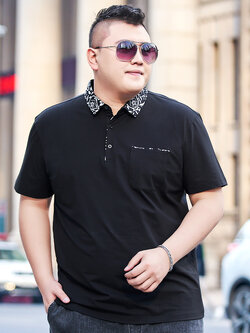 เสื้อยืดผู้ชายอ้วน S-5XL(อกเสื้อ39-51นิ้ว)
