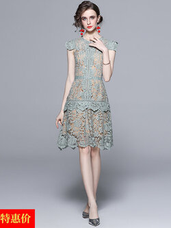 ชุดเดรสเรียบหรูดูแพง เดรสแบรนด์ DG Boutique