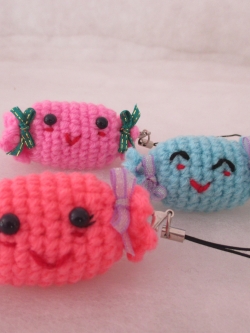 พวงกุญแจลูกกวาด