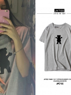 เสื้อยืด Unisex ลายน่ารัก วัดไซส์ตามช่วงน้ำหนักตัว S:40-50/M:50-55/L:55-60/XL:60-65/2XL:65-70กิโลกรัม