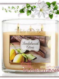 Bath & Body Works Slatkin & Co / Candle 14.5 oz. (Sandalwood Citrus)