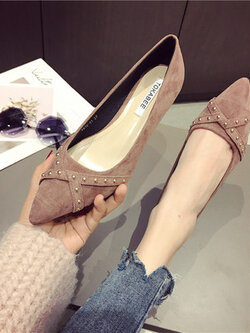 รองเท้าคัทชูผู้หญิง รองเท้าส้นแบนผู้หญิง