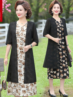 เดรสวัยผู้ใหญ่40-60ปี เดรสคุณแม่ ชุดเดรสทำงานวัยผู้ใหญ่ แบรนด์ MAMA DRESS