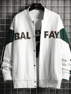 เสื้อแจ็คเก็ตเบสบอล เสื้อคลุม เสื้อแขนยาวสไตล์เกาหลี