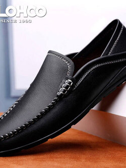 รองเท้าหนังผู้ชาย มีไซส์39-44 รองเท้าโลฟเฟอร์ชาย Slip-On Shoes