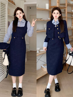 เดรสสาวอวบ มีไซส์ L-4XLอกเสื้อ 38-47 นิ้ว ใส่ได้ทั้งสาวหุ่นดีน่ารักจนถึงสาวอวบพลัสไซส์ จัดส่งฟรี! ทักแชทสั่งซื้อ