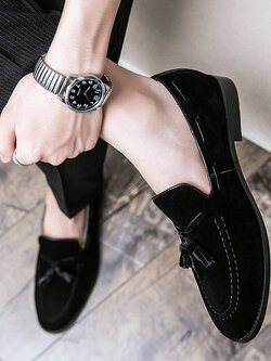 รองเท้าหนังผู้ชาย มีไซส์39-44 รองเท้าโลฟเฟอร์ชาย Slip-On Shoes