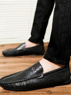 รองเท้าหนังผู้ชาย มีไซส์39-44 รองเท้าโลฟเฟอร์ชาย Slip-On Shoes