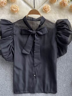 เสื้อสีดำสุภาพ เรียบหรู ดูดี เหมาะกับทุกโอกาส | เสื้อผู้หญิงสุภาพ Moran High-End